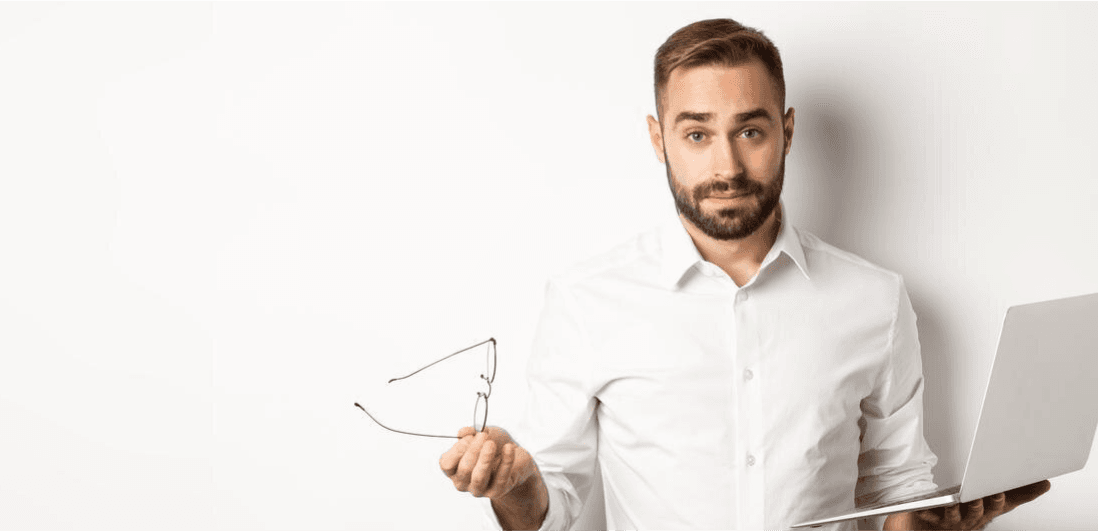 Person with laptop